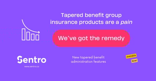New benefit tapering features